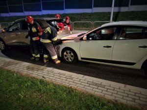 Kolizja drogowa na ul.Podkarpackiej w Krośnie