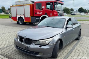 Kolizja dwóch samochodów w Krośnie
