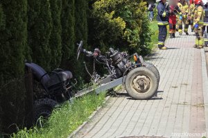 Lubatówka. Wypadek z udziałem ciągnika rolniczego