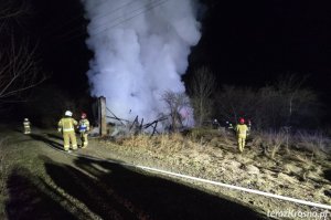 Moderówka. Pożar budynku gospodarczego