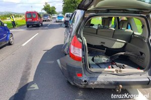 Najechanie na tył pojazdu w Rymanowie