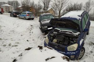 Nozdrzec. Zderzenie dwóch samochodów