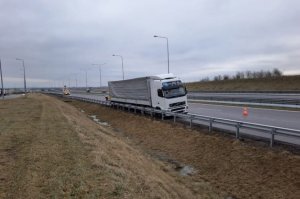 Pijany jechał autostradą