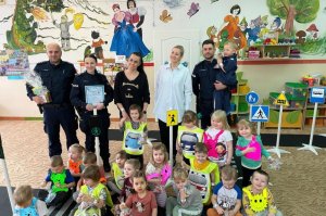 Policjanci odwiedzili przedszkolaków