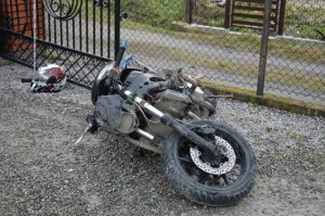 Pościg za motocyklistą w Tarnobrzegu