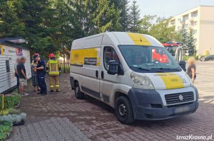 Potrącenie pod sklepem