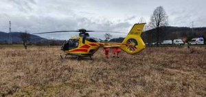 Poważny wypadek - interweniowało Lotnicze Pogotowie Ratunkowe