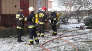 Pożar kotłowni  w miejscowości humniska