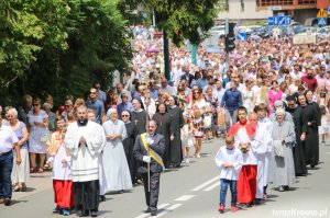 Procesja Bożego Ciała w Krośnie
