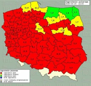 Susza - informacje pogodowe 