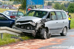 Teodorówka. Zderzenie samochodu ciężarowego i osobówki