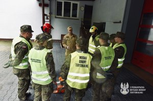 Terytorialsi z 3 Podkarpackiej Brygady Obrony Terytorialnej w gotowości do działania