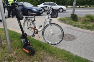 W Tarnobrzegu doszło do potrącenia nastolatka na hulajnodze