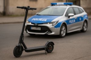 Wypadek 11-latka na hulajnodze elektrycznej