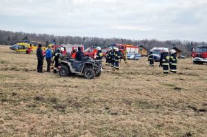 Wypadek na quadzie w miejscowości Michniowiec