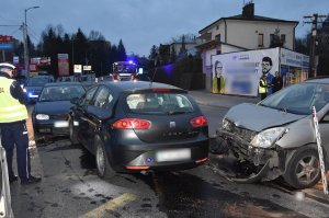 Wypadek na skrzyżowaniu w Jarosławiu