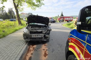 Wypadek w Bóbrce