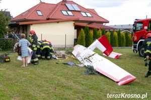 Wypadek w Krośnie. W okolicy lotniska rozbił się szybowiec