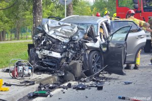 Wypadek w Zboiskach