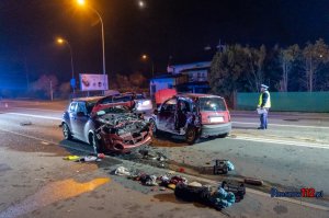 Zderzenie czterech samochodów w Rzeszowie. Utrudnianie w ruchu