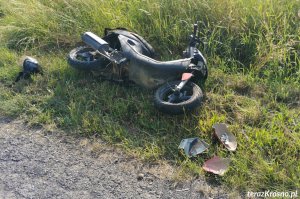 Zderzenie skutera z samochodem w Kopytowej