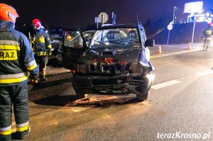 Zderzenie suzuki i citroena w Krośnie